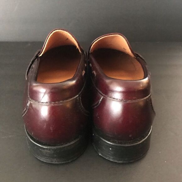 E T Wright Burgundy Tassle Loafers 9.5 A - Picture 6 of 8